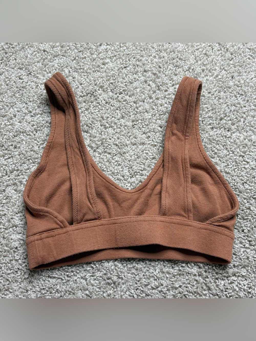 Commando Ribbed Bralette - Picture 2 of 5